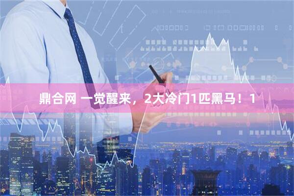 鼎合网 一觉醒来，2大冷门1匹黑马！1