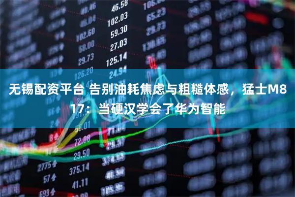 无锡配资平台 告别油耗焦虑与粗糙体感，猛士M817：当硬汉学会了华为智能